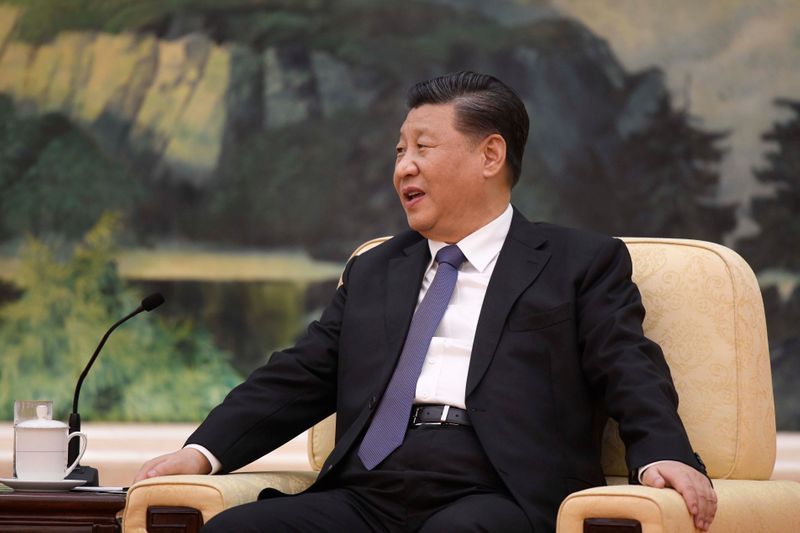 &copy; Reuters. FOTO DE ARCHIVO: El presidente de China, Xi Jinping, en Pekín