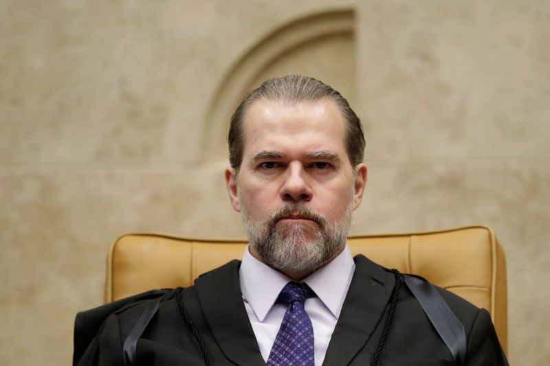 &copy; Reuters. Presidente do Supremo, Dias Toffoli