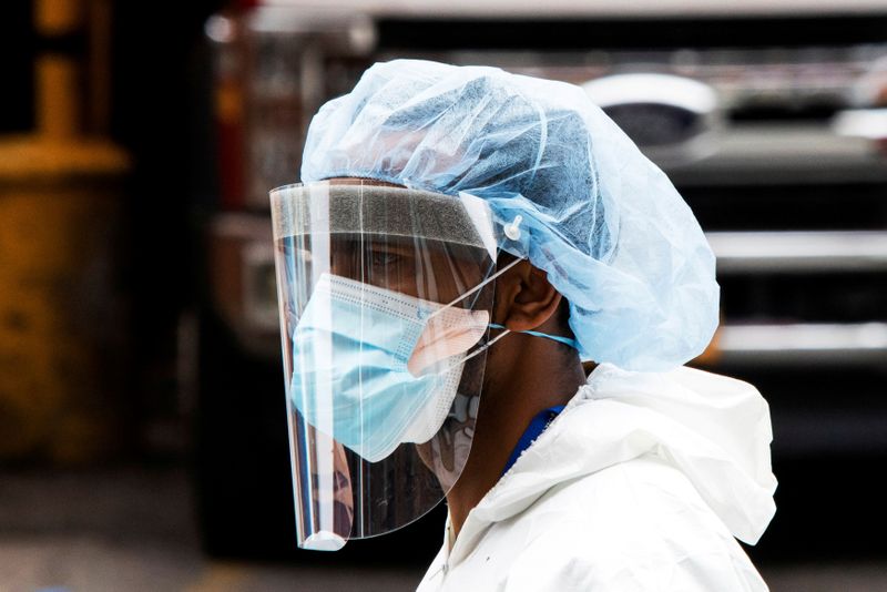 &copy; Reuters. The spread of the coronavirus disease (COVID-19) in New York