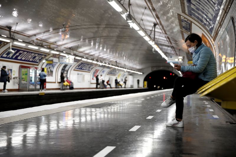 © Reuters. L'ACCÈS AUX TRANSPORTS EN ILE-DE-FRANCE SERA LIMITÉ