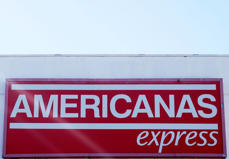 © Reuters. Logo da Lojas Americanas em unidade da empresa no Rio de Janeiro (RJ)