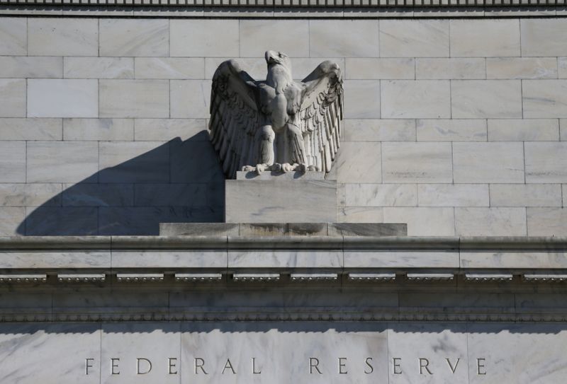 &copy; Reuters. FILE PHOTO: Federal Reserve Board building on Constitution Avenue is pictured in Washington