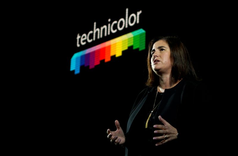 © Reuters. TECHNICOLOR GRIMPE APRÈS SES RÉSULTATS DU 1ER TRIMESTRE