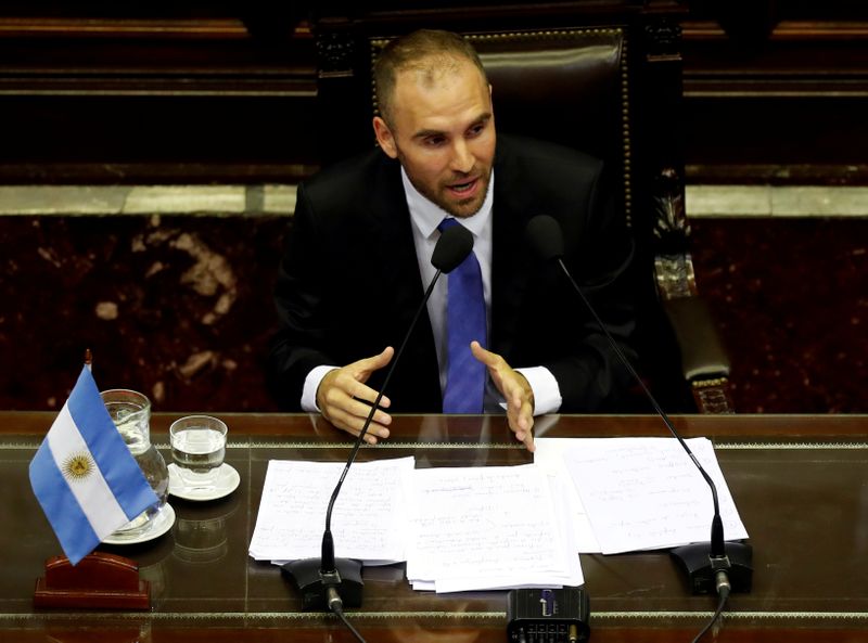 © Reuters. Martín Guzmán, ministro da Economia argentino