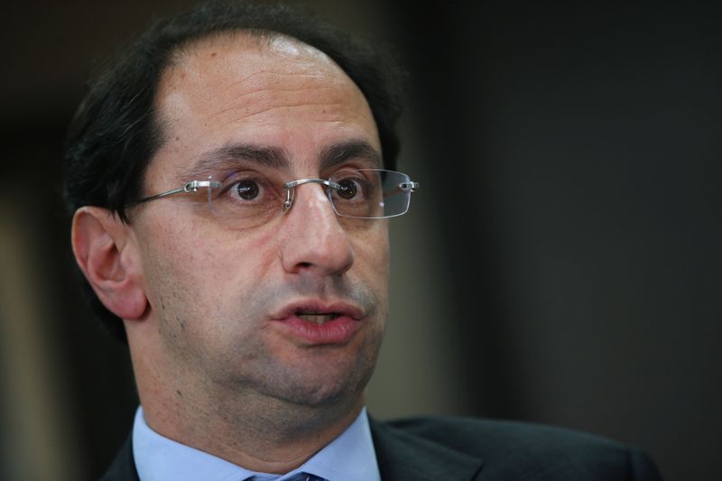 &copy; Reuters. Colombia&apos;s Minister of Commerce, Industry and Tourism, Jose Manuel Restrepo, speaks during an interview with Reuters in Bogota