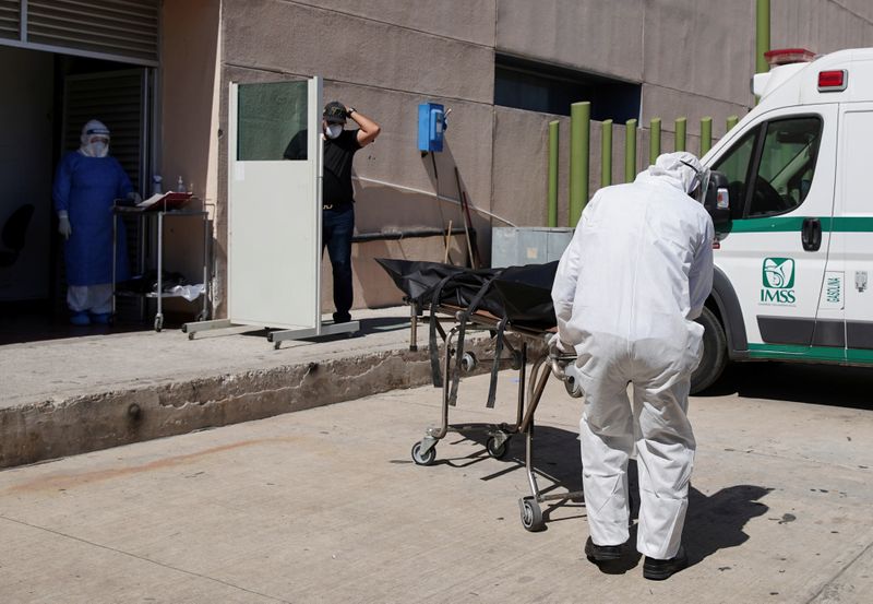 © Reuters. Outbreak of the coronavirus disease (COVID-19), in Tijuana