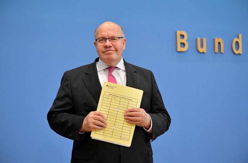 &copy; Reuters. German Economy Minister Altmaier updates GDP growth forecast