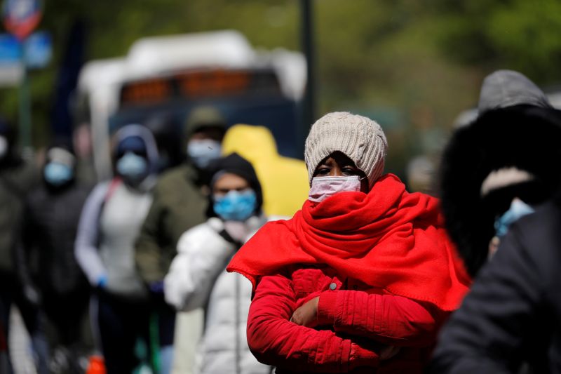 © Reuters. The outbreak of the coronavirus disease (COVID-19) in Manhattan, New York City