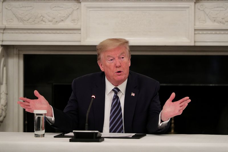 &copy; Reuters. U.S. President Trump meets with Republican members of Congress at the White House in Washington