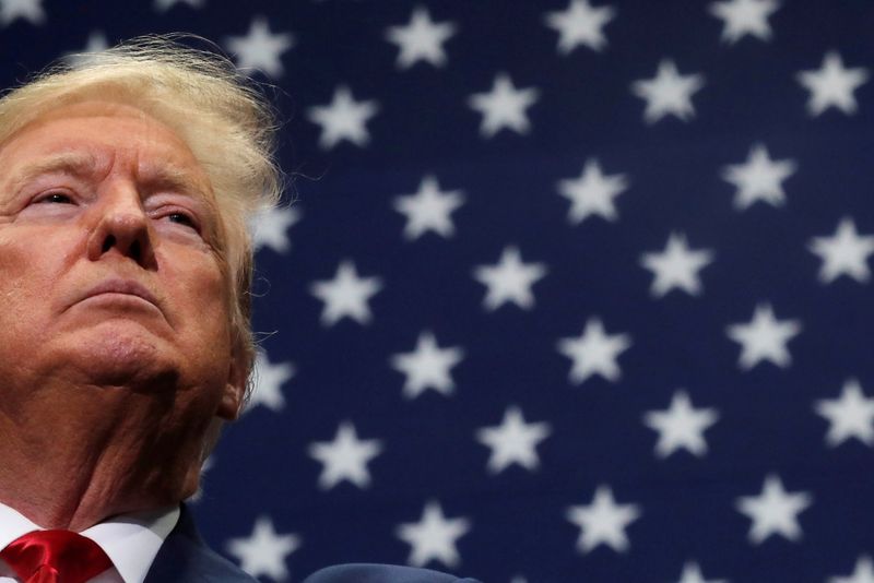 &copy; Reuters. U.S. President Donald Trump holds a campaign rally in Charlotte, North Carolina