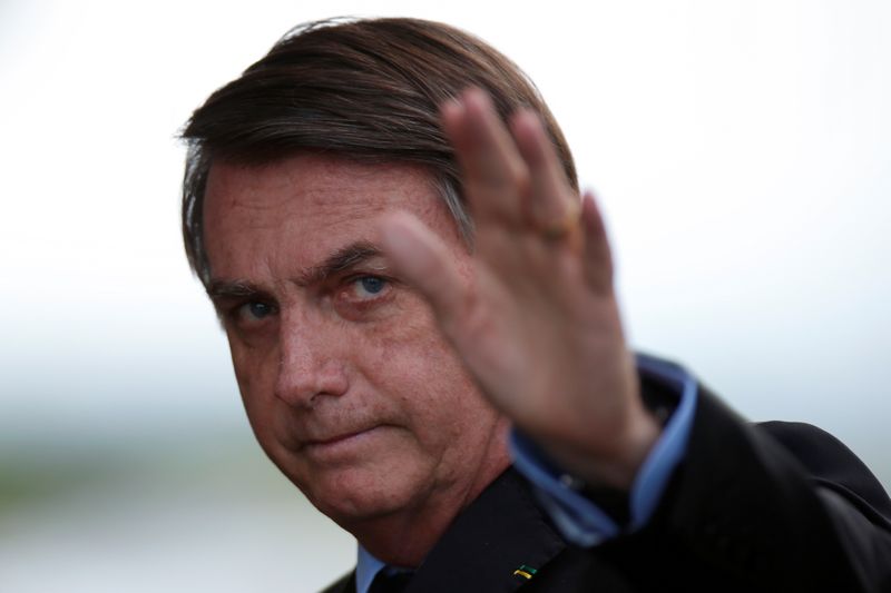 &copy; Reuters. Presidente Jair Bolsonaro em Brasília
