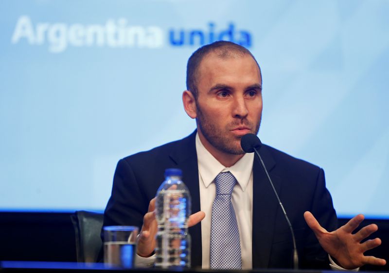 © Reuters. Martín Guzmán, ministro da Economia da Argentina