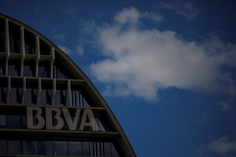 &copy; Reuters. Foto de archivo de la sede de BBVA en Madrid