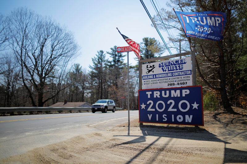 &copy; Reuters. トランプ陣営と共和党、4月の資金調達額がバイデン氏を若干上回る