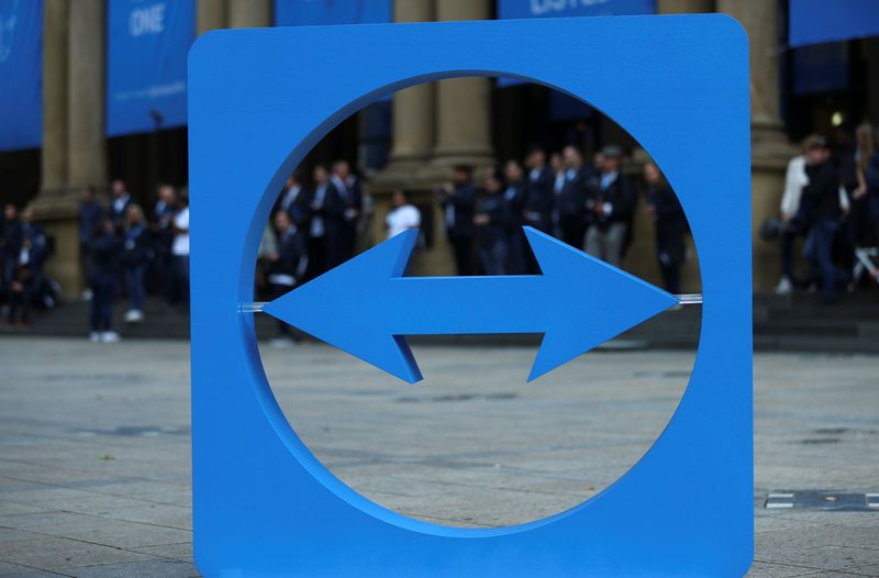 &copy; Reuters. First day of trading of TeamViewer AG in Frankfurt