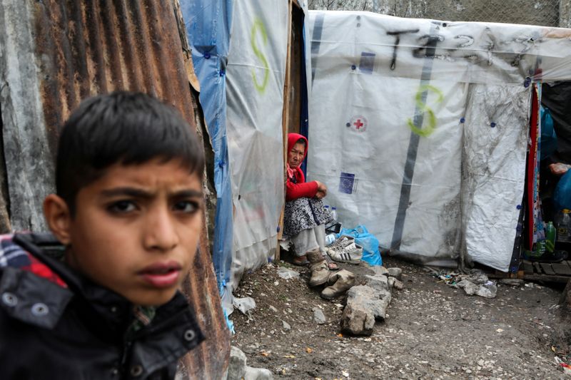 &copy; Reuters. FILE PHOTO: The spread of the coronavirus disease (COVID-19), on the island of Lesbos