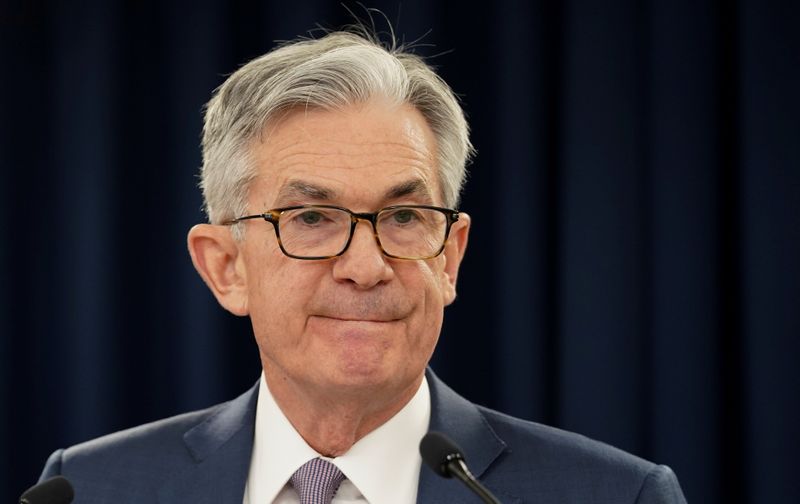 &copy; Reuters. FILE PHOTO: U.S. Federal Reserve Chairman Jerome Powell  speaks in Washington