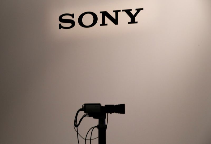 &copy; Reuters. Sony Corp&apos;s logo is seen at its news conference in Tokyo