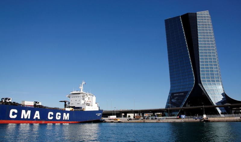 &copy; Reuters. The CMA CGM Tower by Iraqi-born British architect Zaha Hadid is seen in Marseille