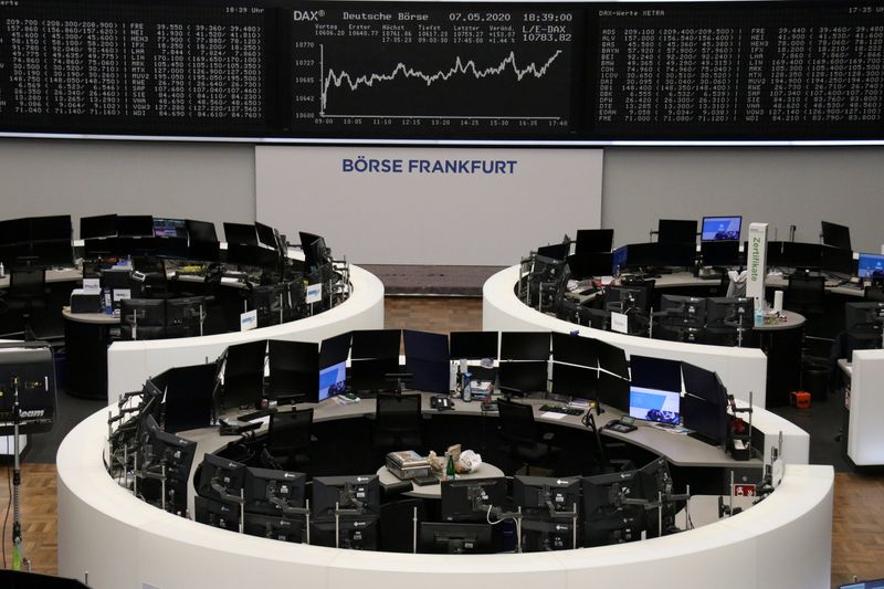 European shares slide as virus fears persist, banks drop