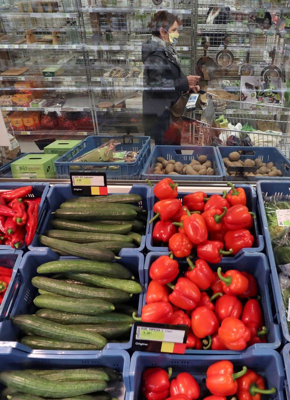 &copy; Reuters. Shop specialises in organic food and natural products in Halle