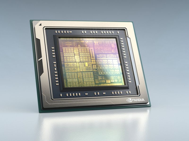 &copy; Reuters. FILE PHOTO: A rendered image of the NVIDIA Orin chip