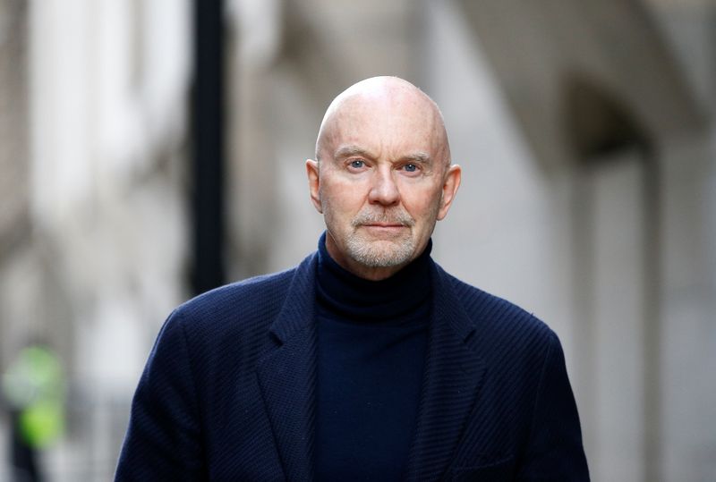 © Reuters. FILE PHOTO: Former Barclays banker Roger Jenkins leaves the Old Bailey Central Criminal Court in London, Britain
