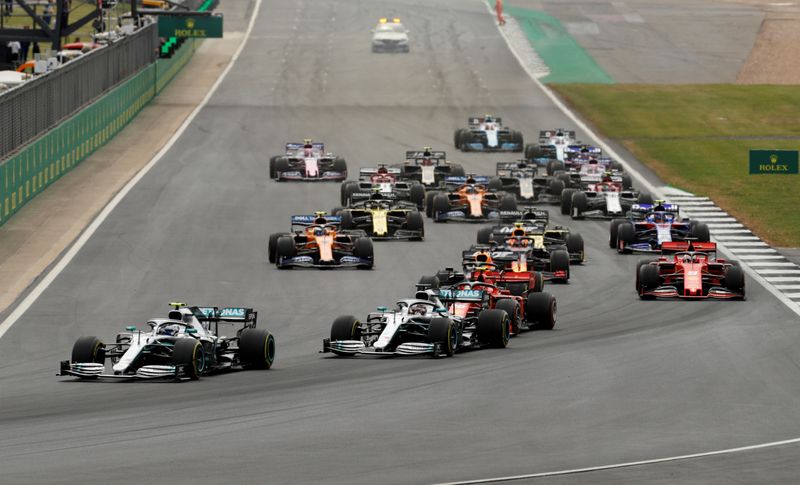 &copy; Reuters. سيلفرستون تتوصل إلى اتفاق مع مسؤولي فورمولا 1 لاستضافة سباقين متتاليين