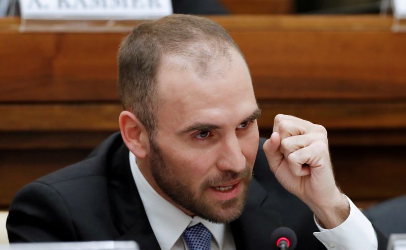 © Reuters. Martín Guzmán, ministro da Economia da Argentina