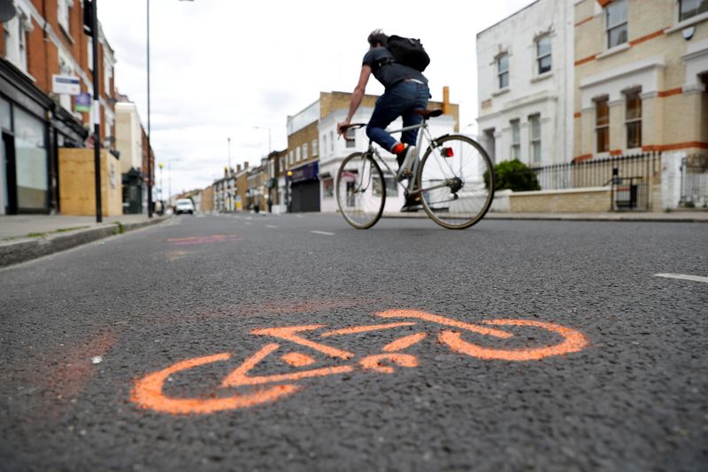 &copy; Reuters. Outbreak of the coronavirus disease (COVID-19) in London