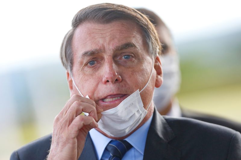 &copy; Reuters. Presidente Jair Bolsonaro em Brasília