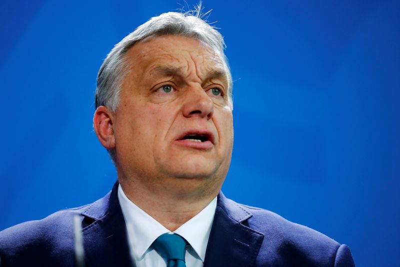 &copy; Reuters. Primeiro-ministro húngaro, Viktor Orban, em Berlim