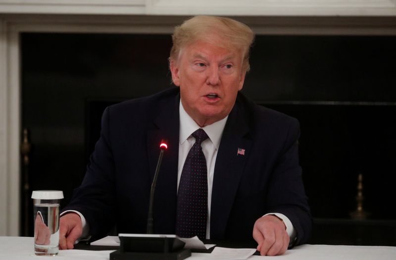 &copy; Reuters. El presidente de Estados Unidos, Donald Trump, en la Casa Blanca