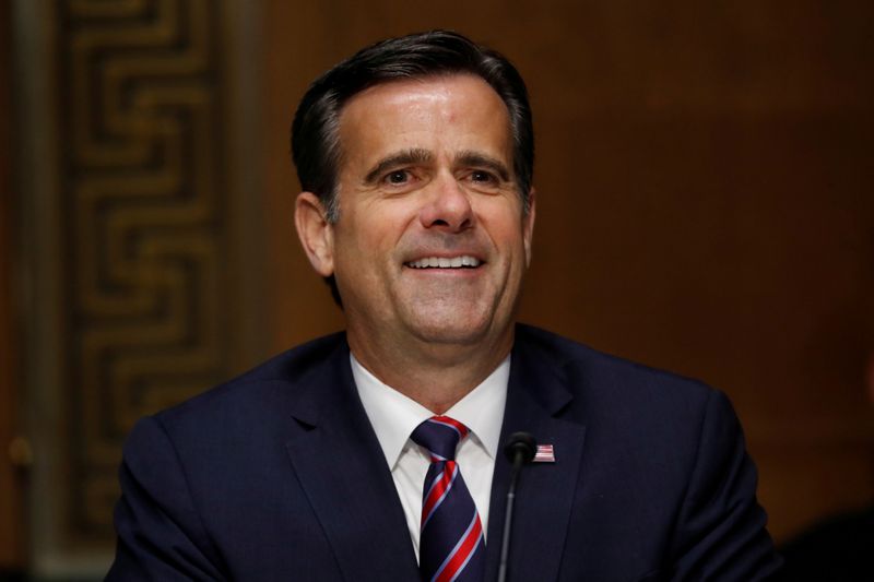 &copy; Reuters. FILE PHOTO: U.S. Rep. John Ratcliffe testifies before a Senate Intelligence Committee nomination hearing on Capitol Hill in Washington