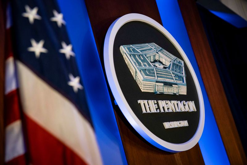 &copy; Reuters. FILE PHOTO:  The briefing room at the Pentagon in Arlington, Virginia