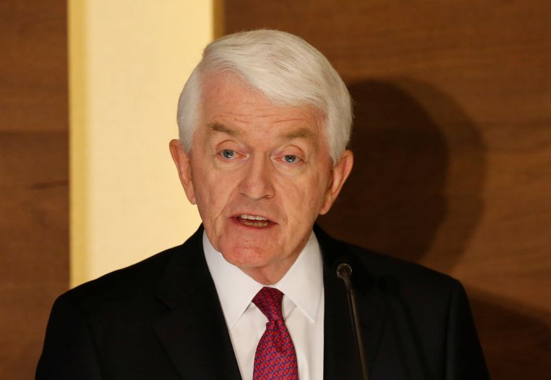 &copy; Reuters. President and CEO of the U.S. Chamber of Commerce Thomas J. Donohue gives a speech in a meeting at the American Chamber of Commerce of Mexico