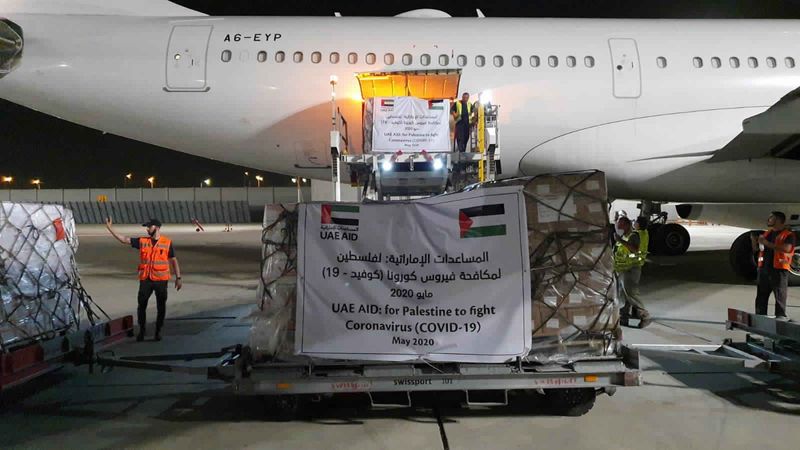 © Reuters. مصحح رسمي-الاتحاد للطيران الإماراتية تنقل مساعدات للفلسطينيين في أول رحلة لإسرائيل