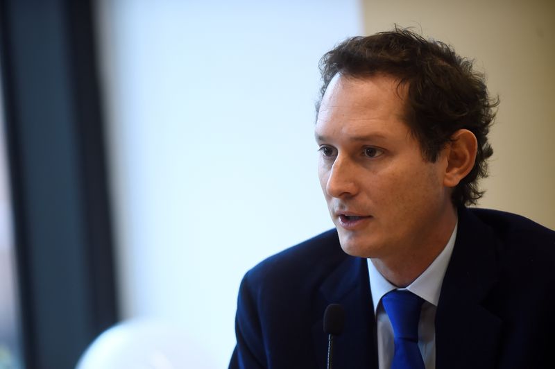 &copy; Reuters. FILE PHOTO: Fiat Chairman Elkann attends investor day held by holding group in Turin