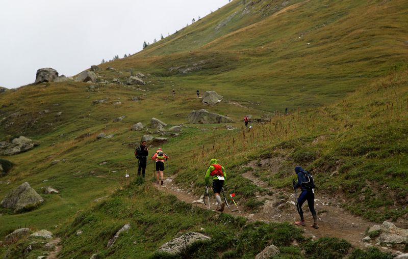 &copy; Reuters. L&apos;ULTRA-TRAIL DU MONT-BLANC ANNULÉE EN RAISON DE L&apos;ÉPIDÉMIE DE COVID-19