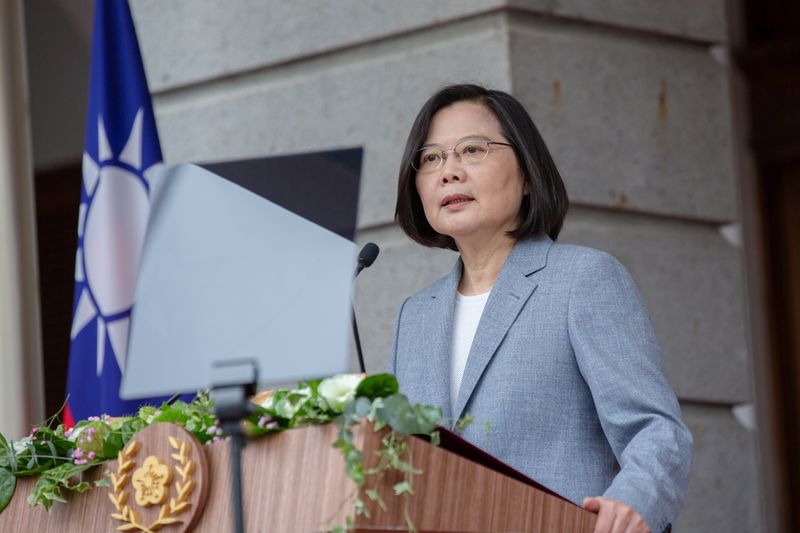 © Reuters. Presidente de Taiwan, Tsai Ing-wen