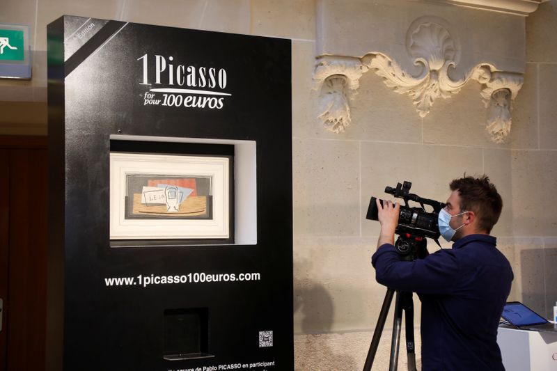 Italian woman wins Picasso painting in French charity raffle By Reuters