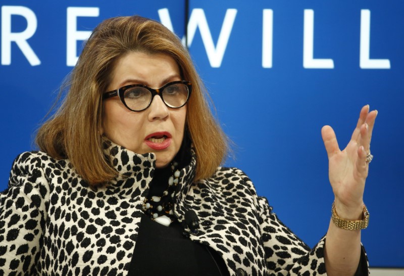 © Reuters. Reinhart Professor of the International Financial System at Harvard Kennedy School attends the WEF annual meeting in Davos