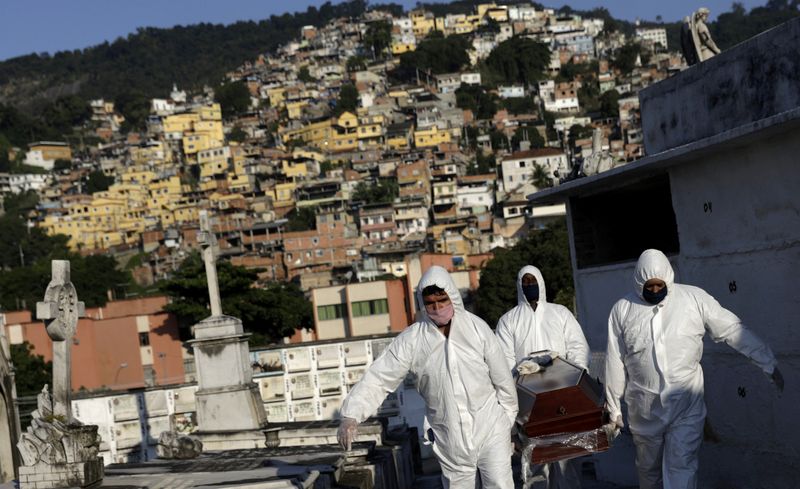 &copy; Reuters. Outbreak of the coronavirus disease (COVID-19), in Rio de Janeiro