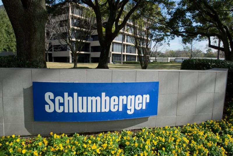 &copy; Reuters. The exterior of a Schlumberger Corporation building is pictured in West Houston