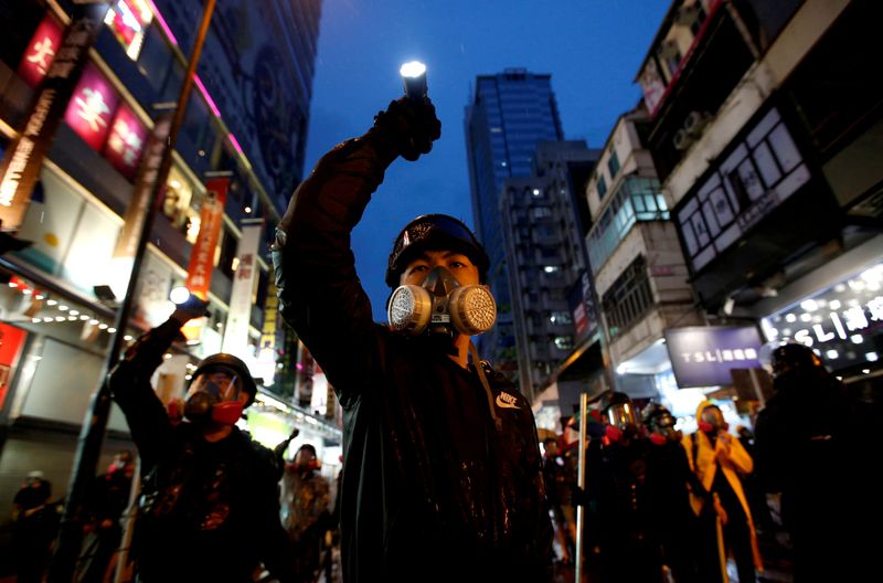 &copy; Reuters. 中国、香港デモ踏まえ国家安全法検討　全人代で発議も＝地元紙