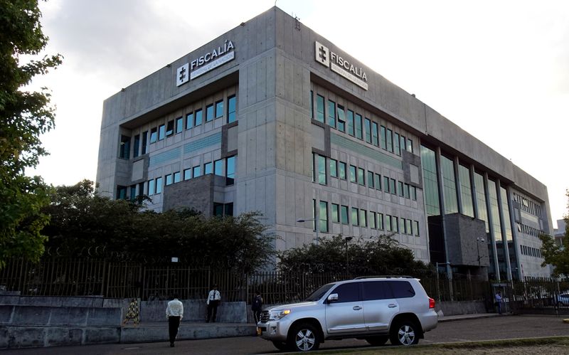 &copy; Reuters. Foto de archivo. Panorámica de la sede de la Fiscalía General en Bogotá