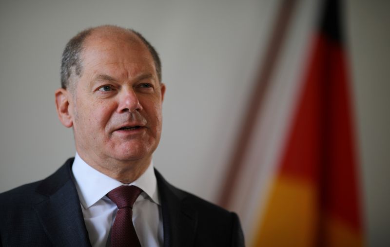 © Reuters. Reuters interview with German Finance Minister Olaf Scholz in Berlin