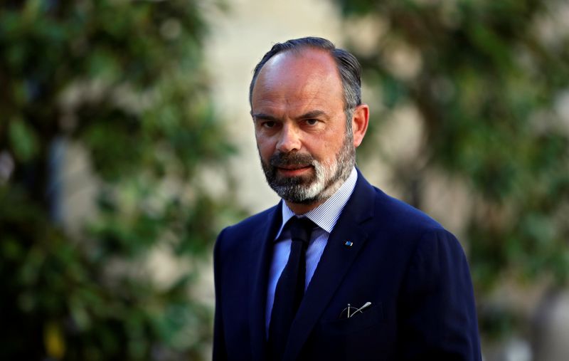 &copy; Reuters. Political party leaders meeting at the Hotel Matignon in Paris