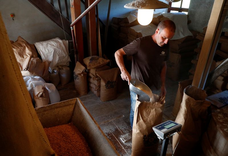 © Reuters. Hollange watermill production during the coronavirus disease (COVID-19) outbreak in Fauvillers