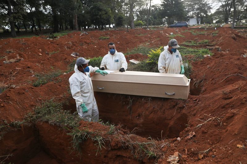 © Reuters. Outbreak of the coronavirus disease (COVID-19), in Sao Paulo